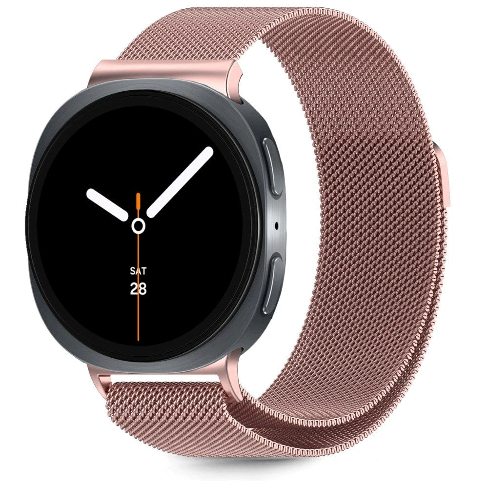Tech-Protect Samsung Galaxy Watch 8 / 8 Classic (40 / 44 / 46mm) Milanse Band Rustfri Stål Rem - Rose Gold