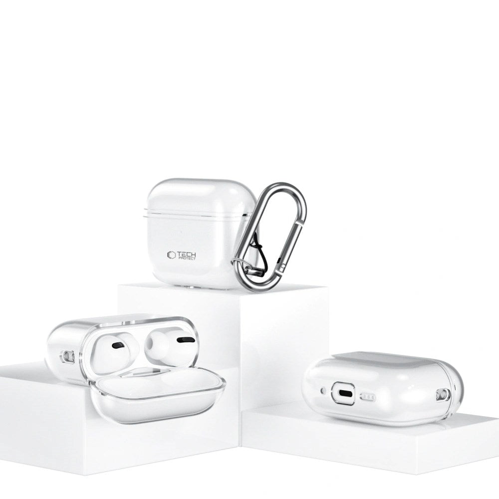 Tech-Protect - Apple AirPods Pro (3. gen.) FlexAir Cover - Gennemsigtig