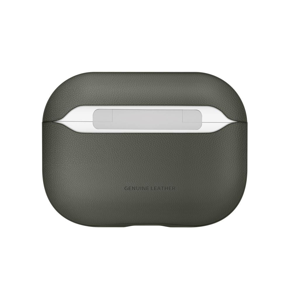 Tech-Protect Apple AirPods Pro (3. gen.) NaturalFit Kunstlæder Cover - Rem - Grøn