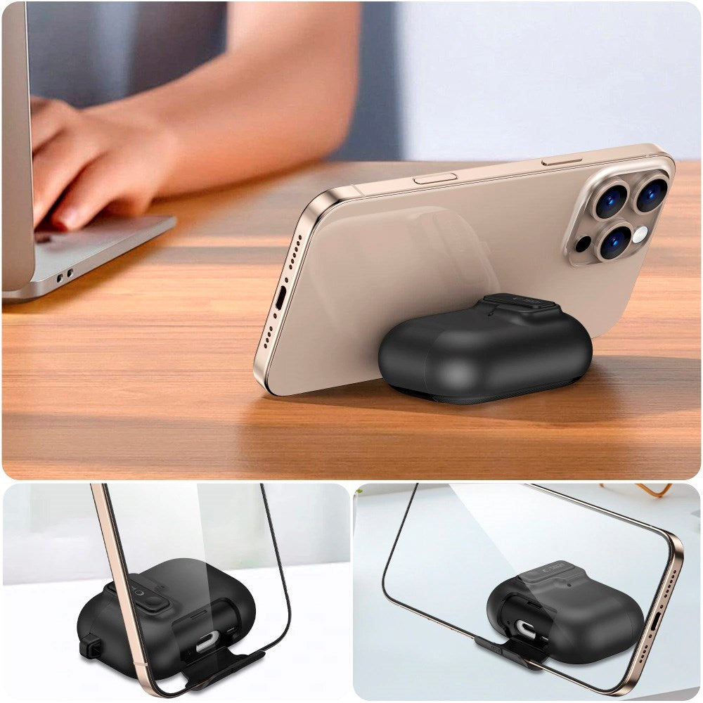 Tech-Protect - Apple AirPods Pro (3. gen.) Slim Hook Cover - Sort