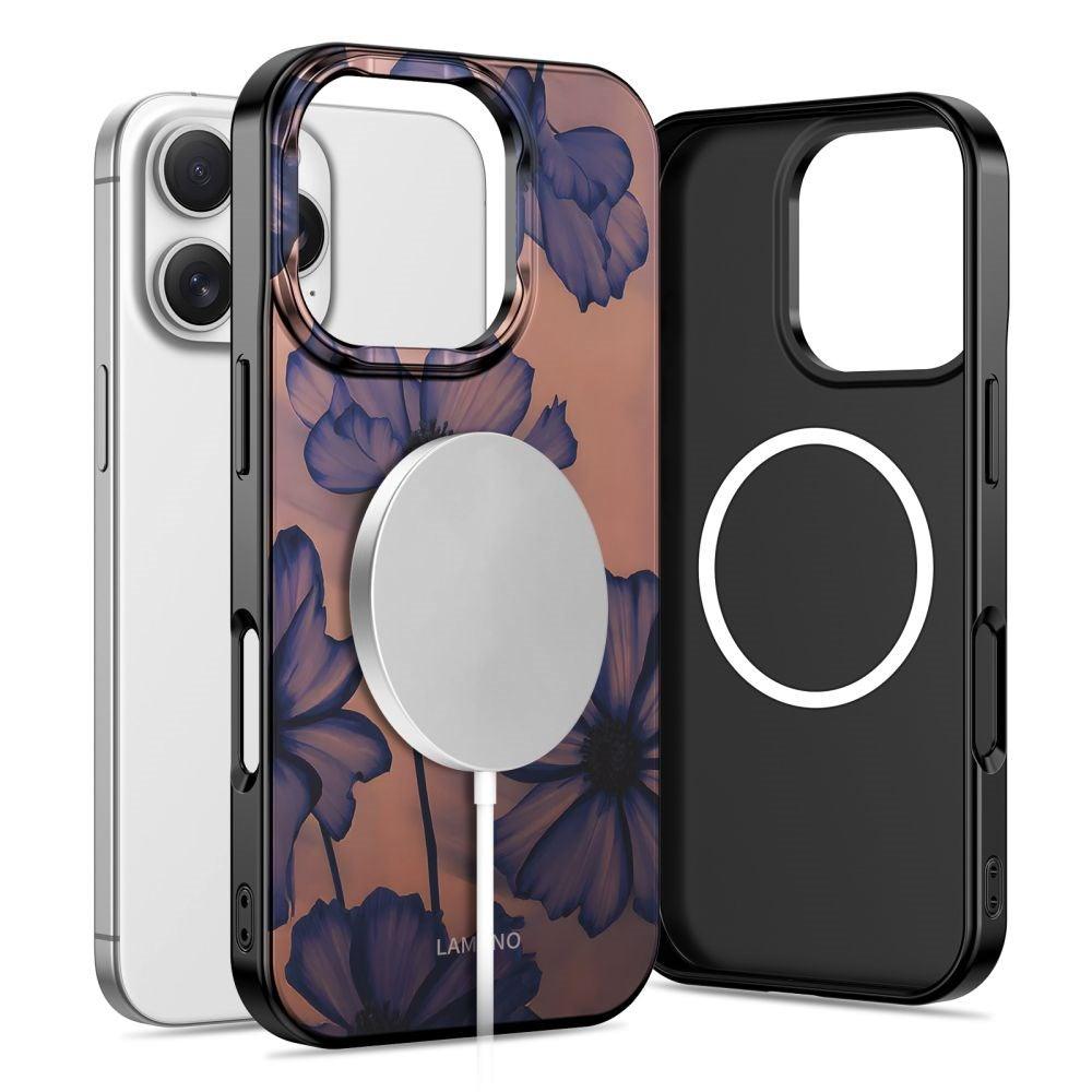 Tech-Protect iPhone 16 Pro Max Lamano Bagside Cover - MagSafe Kompatibel - Velvet Night