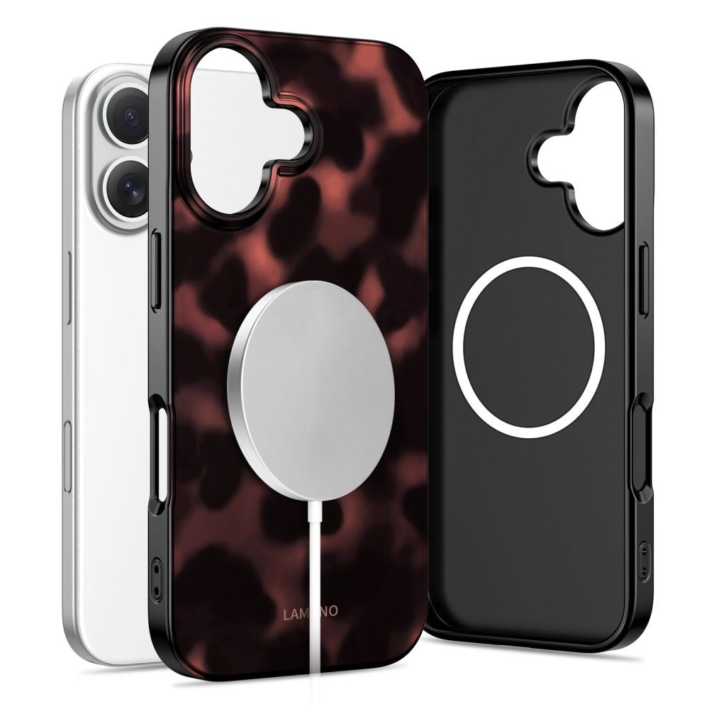Tech-Protect iPhone 16 Lamano Bagside Cover - MagSafe Kompatibel - Panther