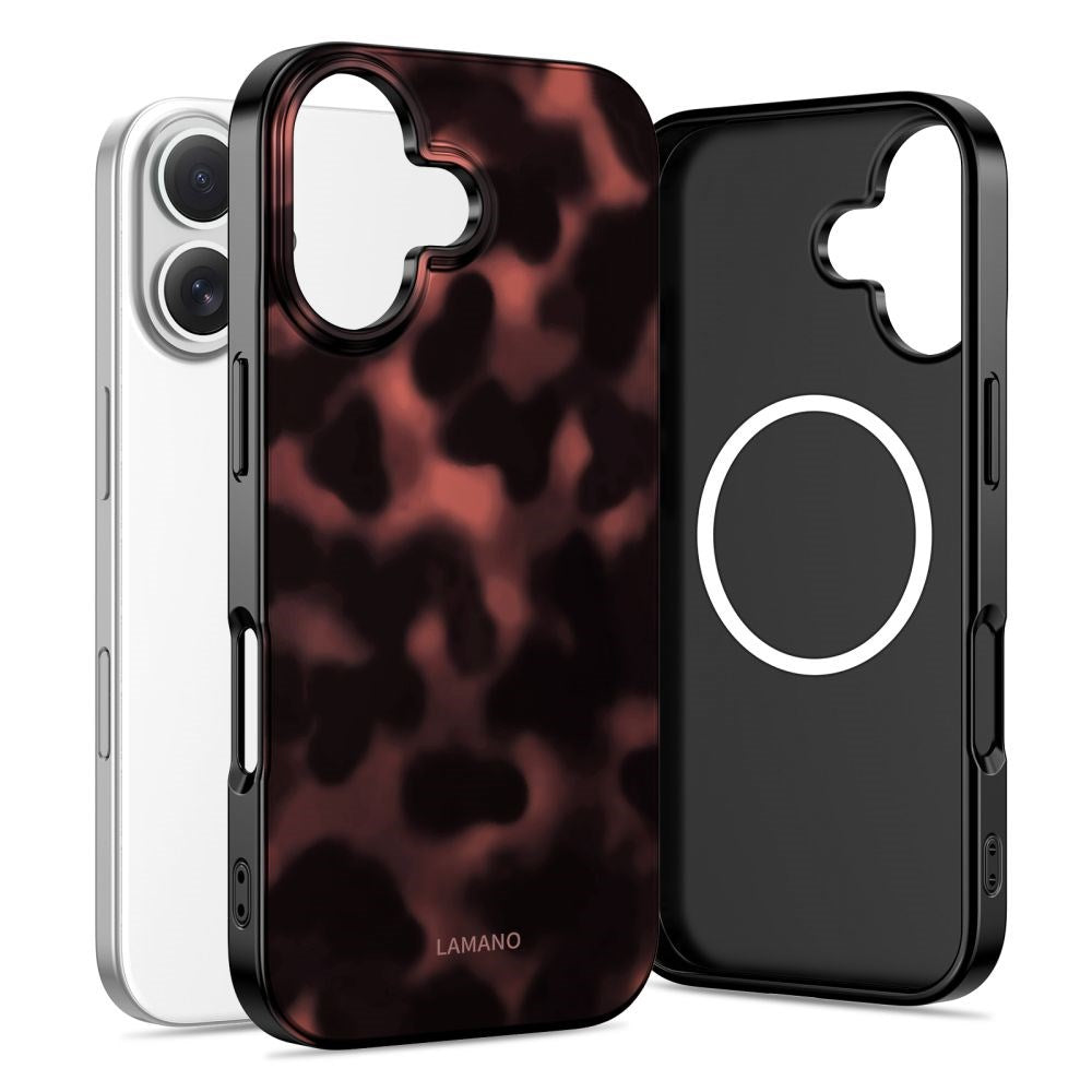 Tech-Protect iPhone 16 Lamano Bagside Cover - MagSafe Kompatibel - Panther