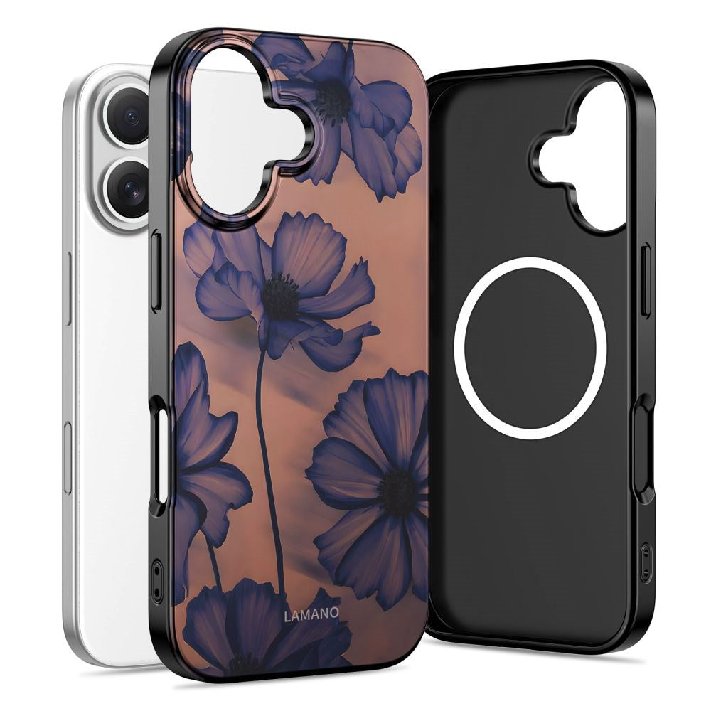 Tech-Protect iPhone 17 Lamano Bagside Cover - MagSafe Kompatibel - Velvet Night