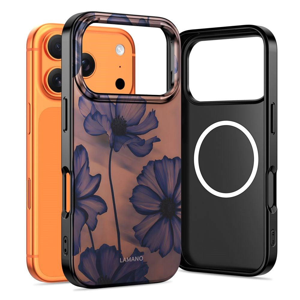Tech-Protect iPhone 17 Pro Max Lamano Bagside Cover - MagSafe Kompatibel - Velvet Night