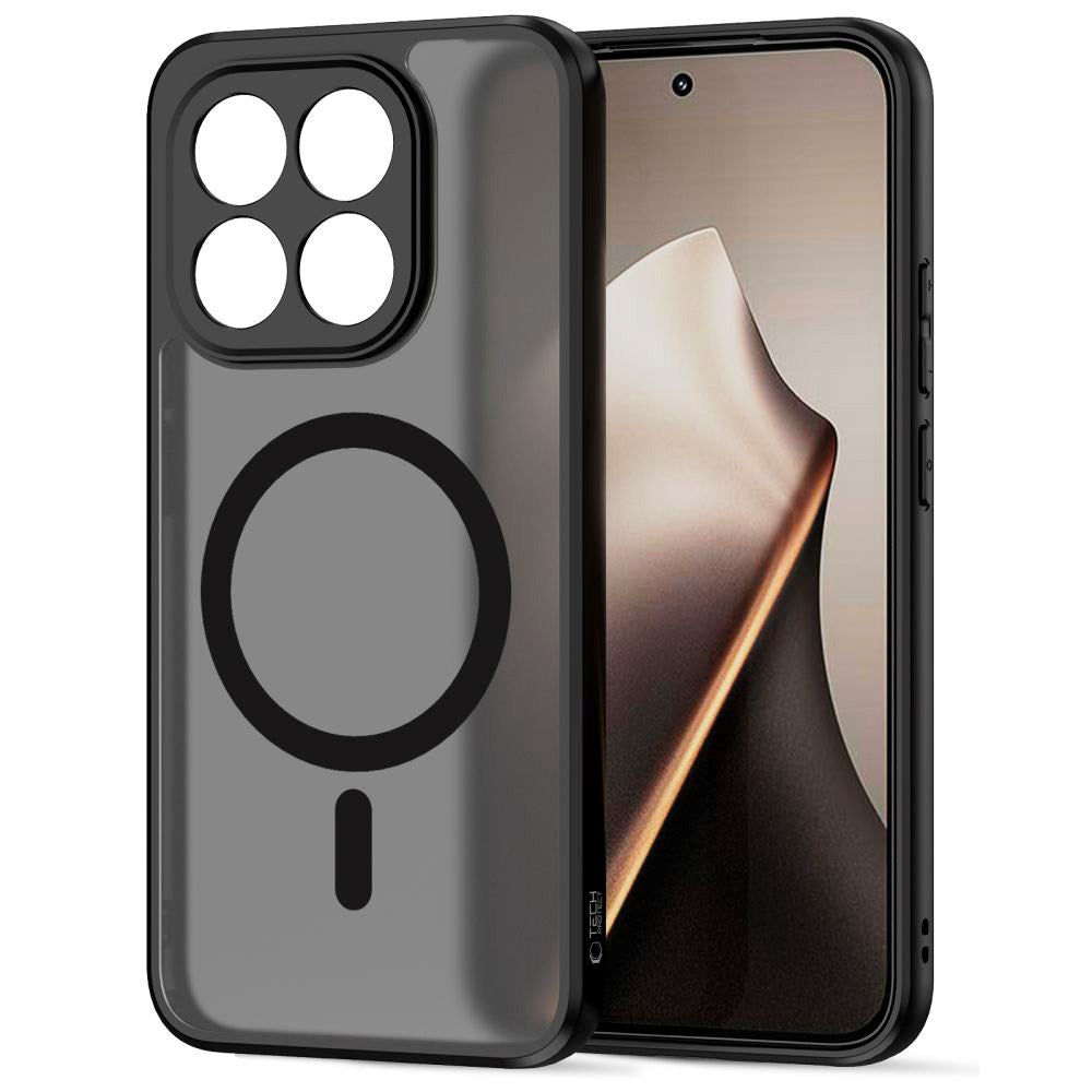 Tech-Protect Xiaomi 15T MagMat Hybrid Bagside Cover - MagSafe Kompatibel - Sort