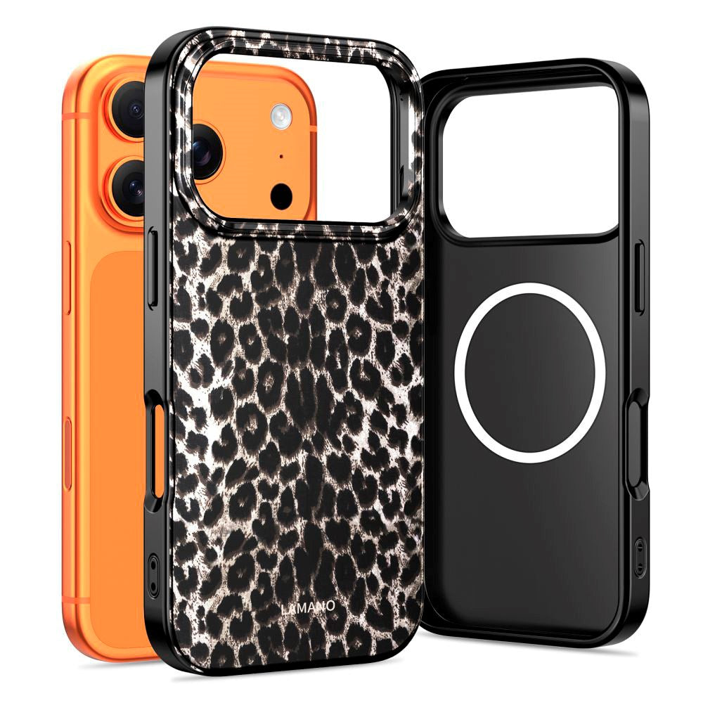 Tech-Protect iPhone 17 Pro Lamano Bagside Cover - MagSafe Kompatibel - Leopard