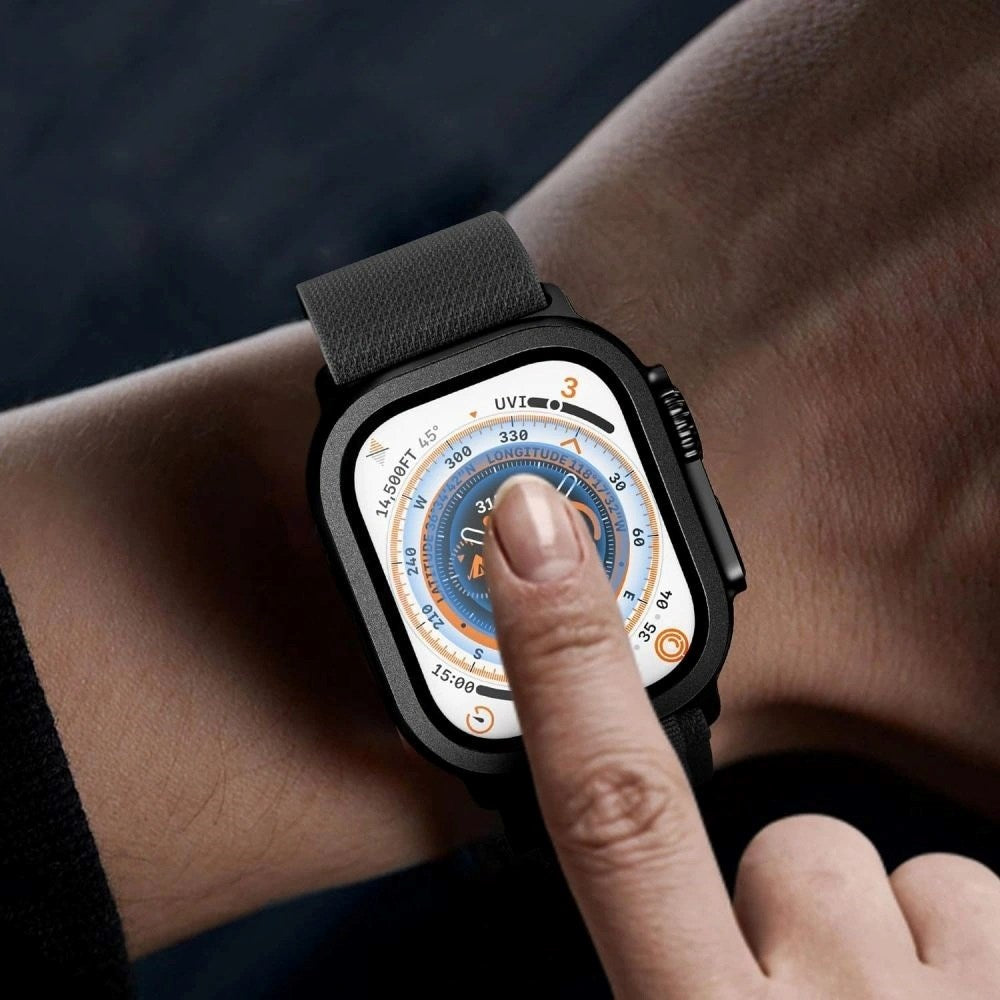 Apple Watch Ultra 3 / 2 / 1 (49mm) Tech-Protect Skærmbeskyttelse - 2 stk. - Cosmic Orange