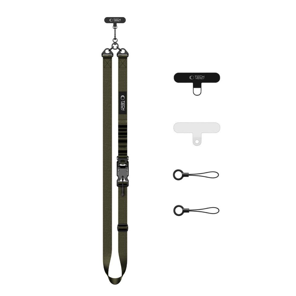 Tech-Protect Rope Crossbody Strop - Grøn