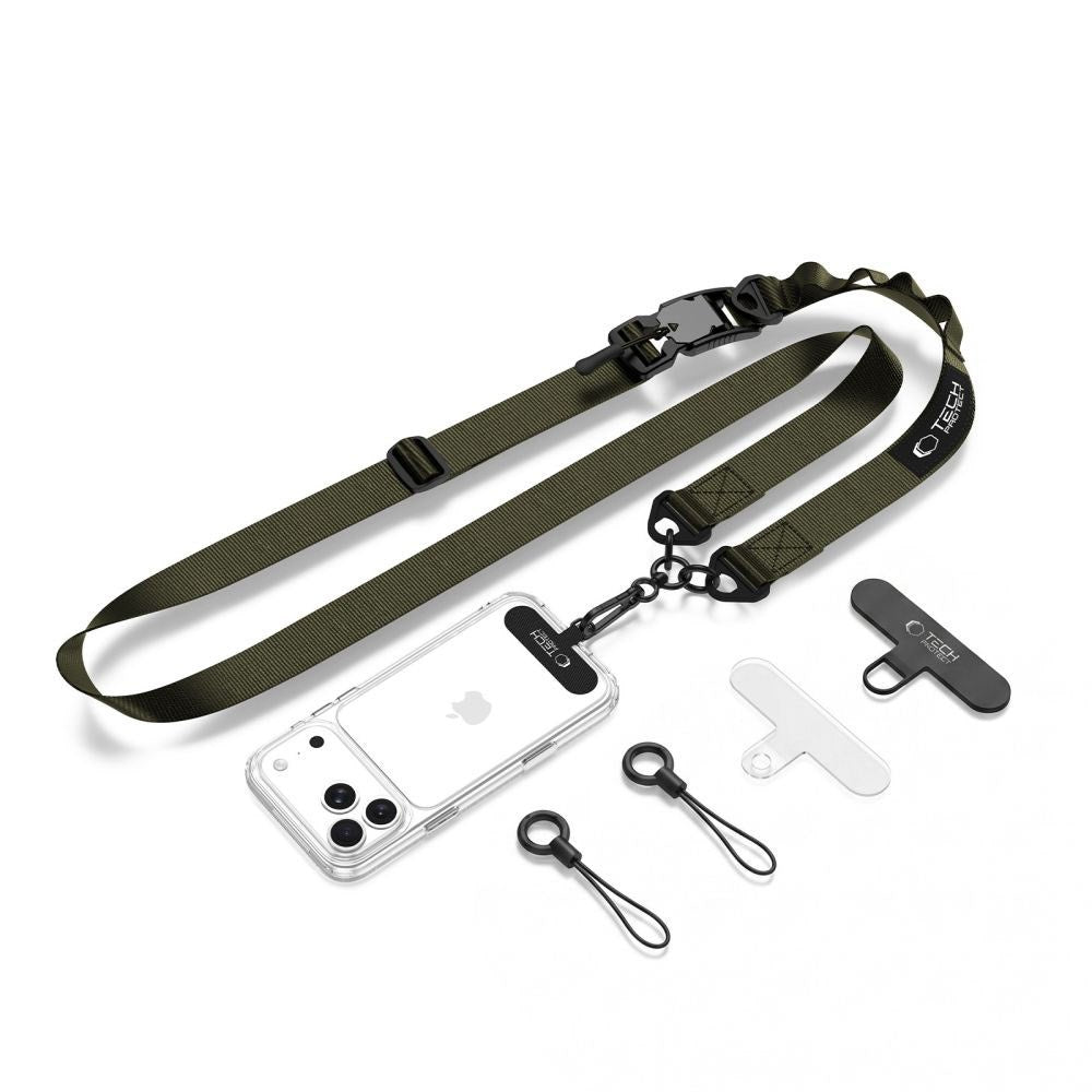 Tech-Protect Rope Crossbody Strop - Grøn