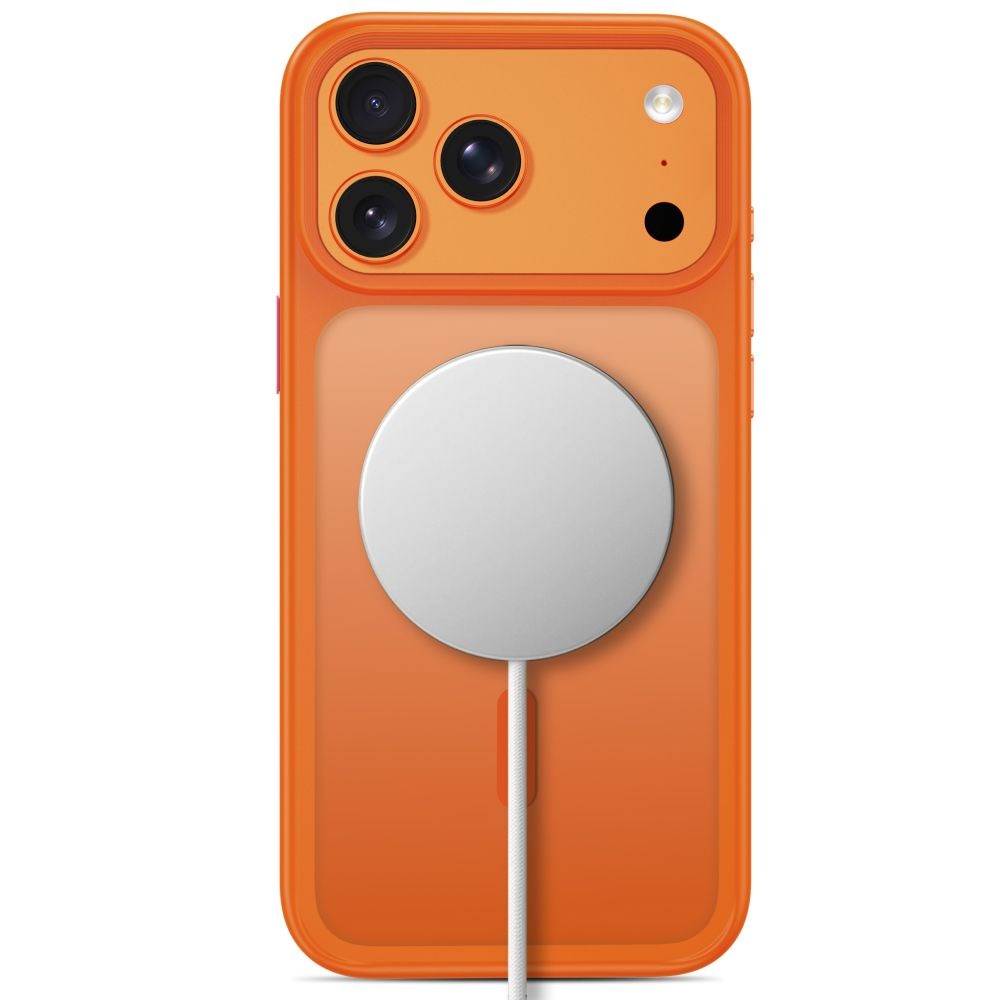 Tech-Protect iPhone 18 Pro / 17 Pro MagMat Mobil Cover - MagSafe Kompatibel - Mat Orange