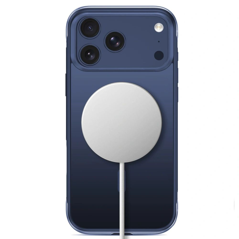Tech-Protect iPhone 18 Pro / 17 Pro MagAir Stand Mobil Cover m. Kickstand - MagSafe Kompatibel - Mat Blå