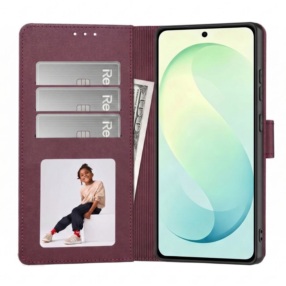 Samsung Galaxy S26 FE Tech-Protect Flip Cover m. Kortholder - Rød