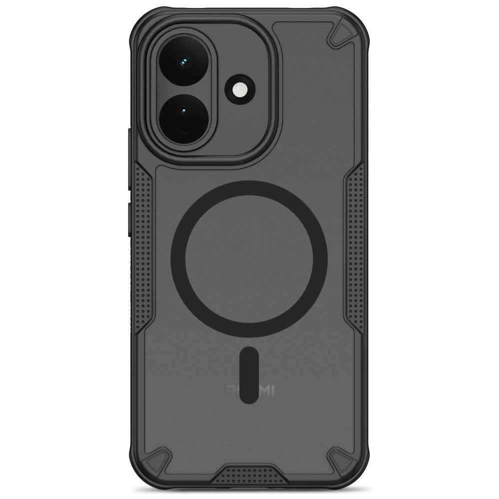 Xiaomi Redmi Note 17 Pro (5G) Tech-Protect Rugged Shield Bagside Cover - MagSafe Kompatibel - Mat Sort