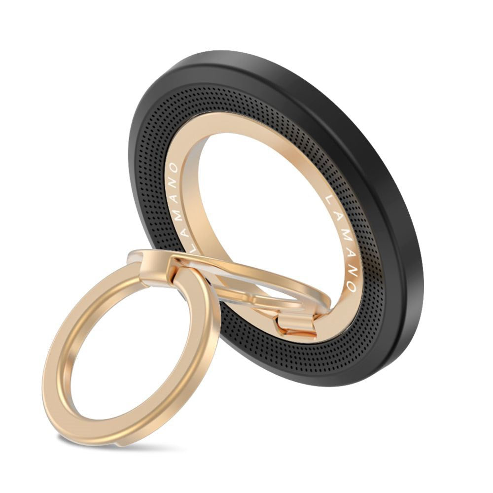 Tech-Protect Lamano Mobil Ring - MagSafe Kompatibel - Sort / Guld