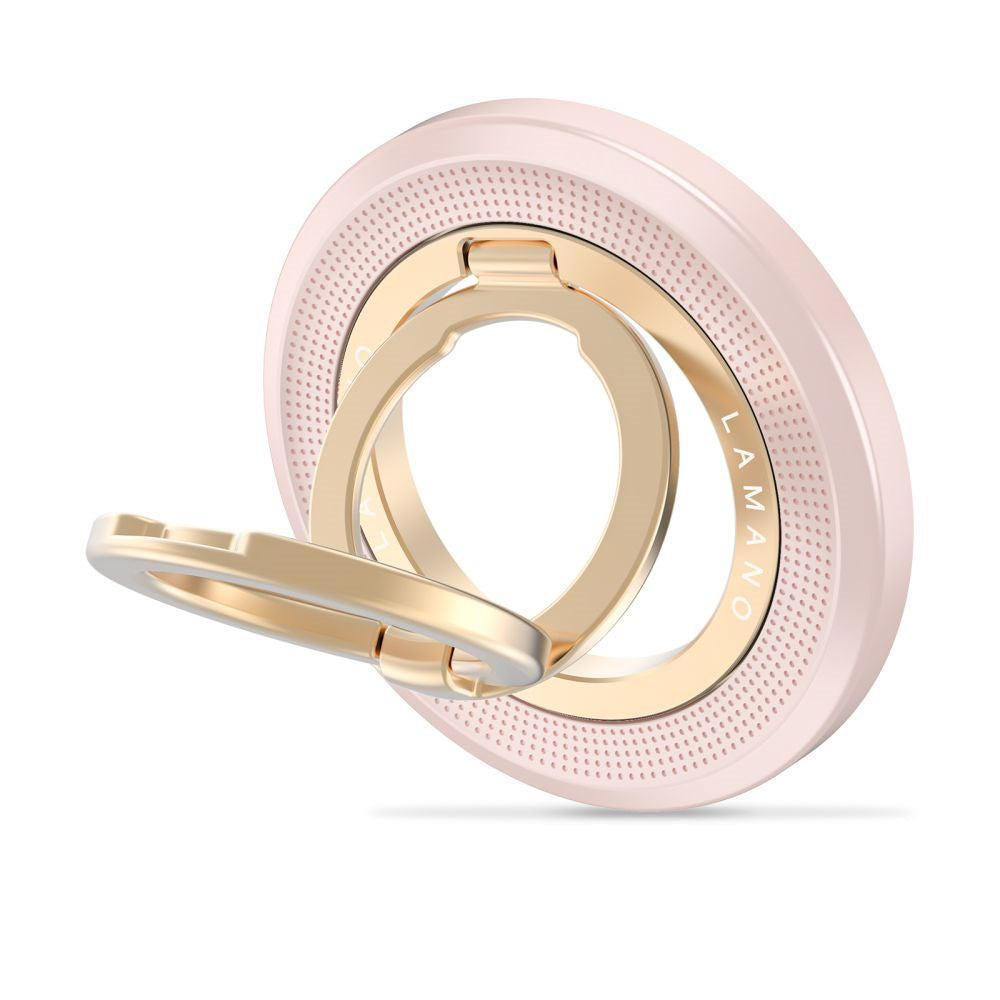 Tech-Protect Lamano Mobil Ring - MagSafe Kompatibel - Lyserød / Guld