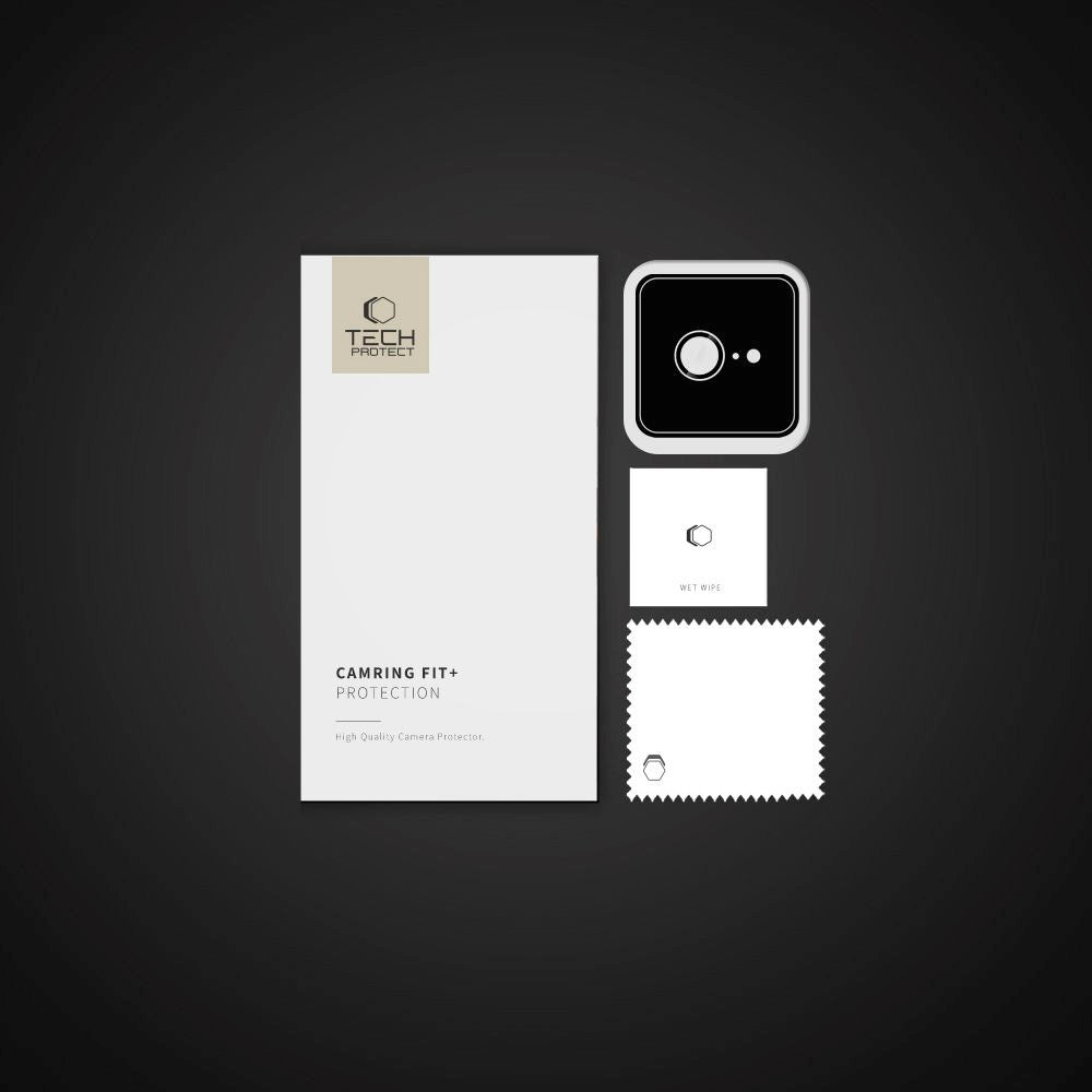 Tech-Protect iPhone 16e Linsebeskyttelse - Camring Fit+ - Gennemsigtig