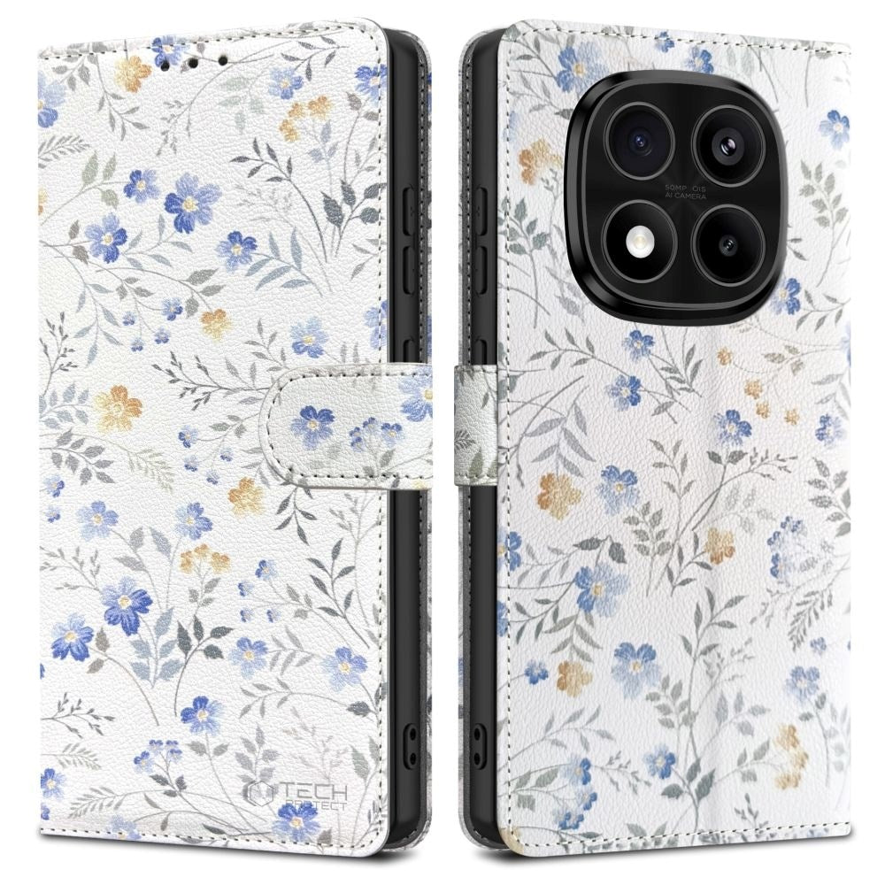 Tech-Protect - Xiaomi Redmi Note 14 Pro (5G) / Pro+ Wallet m. Pung - Blomst