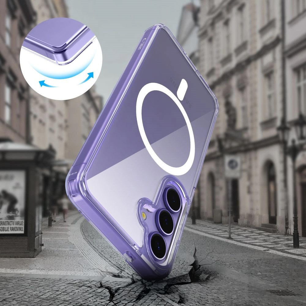 Tech-Protect FlexAir Hybrid-deksel - Samsung Galaxy A36 (5G) - MagSafe-kompatibel - Gjennomsiktig