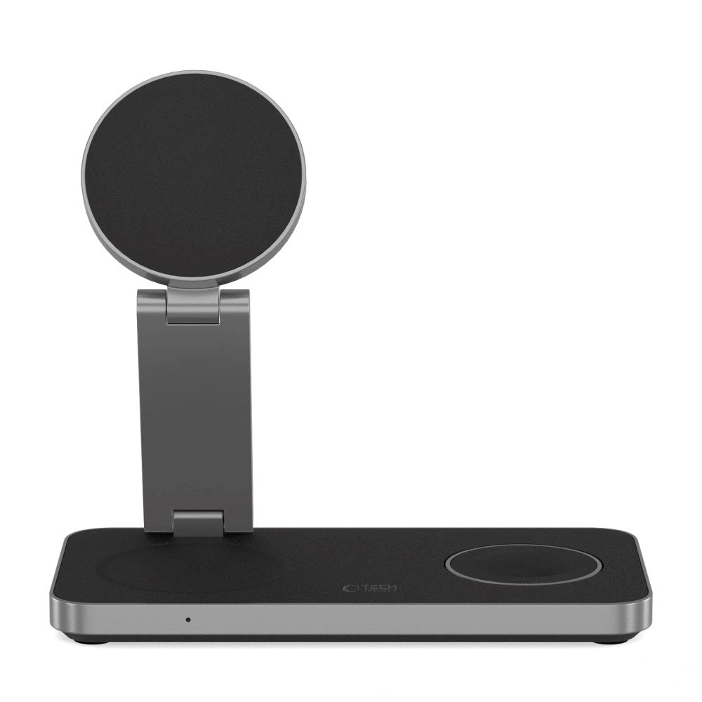 3-i-1 MagSafe Trådløs Oplader - Tech-Protect - 15W - Sort