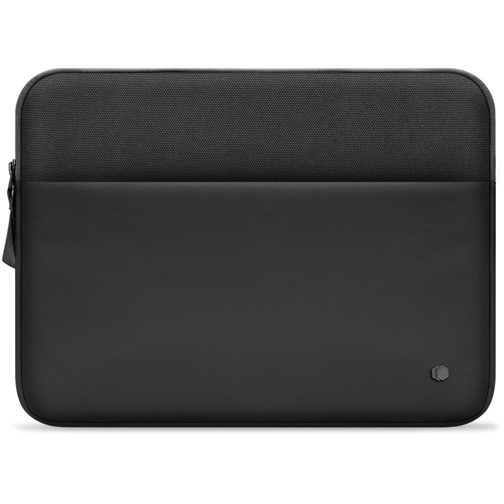 Tech-Protect MacBook / Laptop 13-14" Beskyttende Sleeve med Lomme - Foret Inderside - Sort