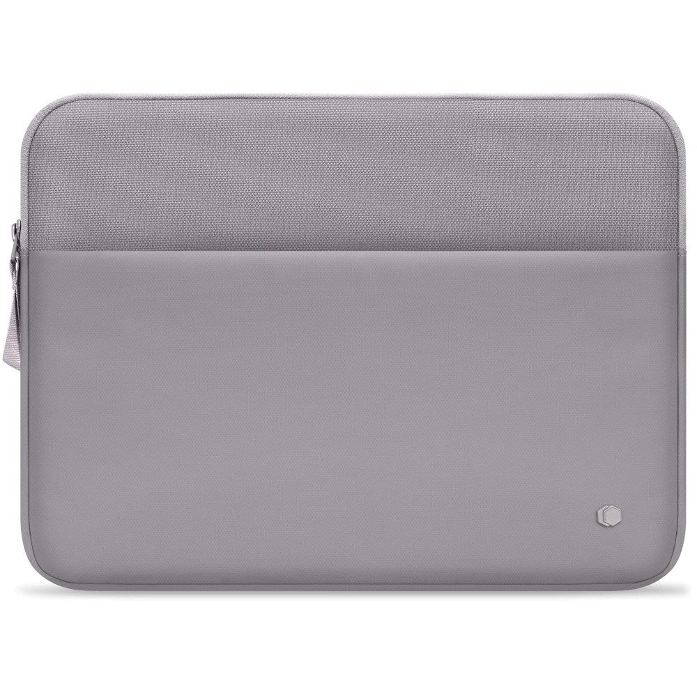 Tech-Protect MacBook / Laptop 13-14" Beskyttende Sleeve med Lomme - Foret Inderside - Grå
