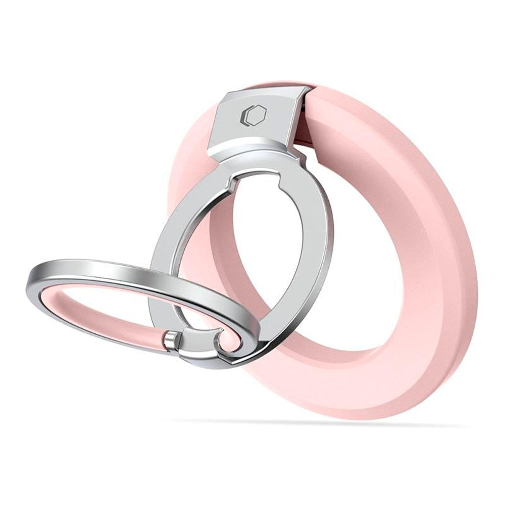 Tech-Protect Magnetisk Finger Ring - Mobil - MagSafe Kompatibel - Lyserød