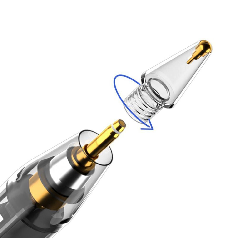 Tech-Protect Stylus Pen "4" til iPad - Gennemsigtig / Sort