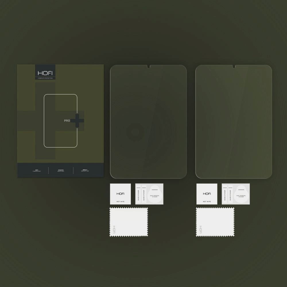 HOFI Glass Pro+ 2-pack skjermbeskytter for iPad Mini (2024 / 2021) - Gjennomsiktig