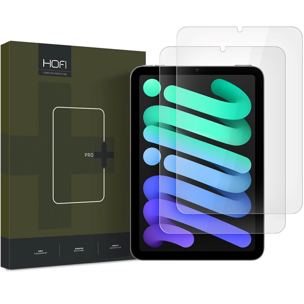 HOFI Glass Pro+ 2-pack skjermbeskytter for iPad Mini (2024 / 2021) - Gjennomsiktig