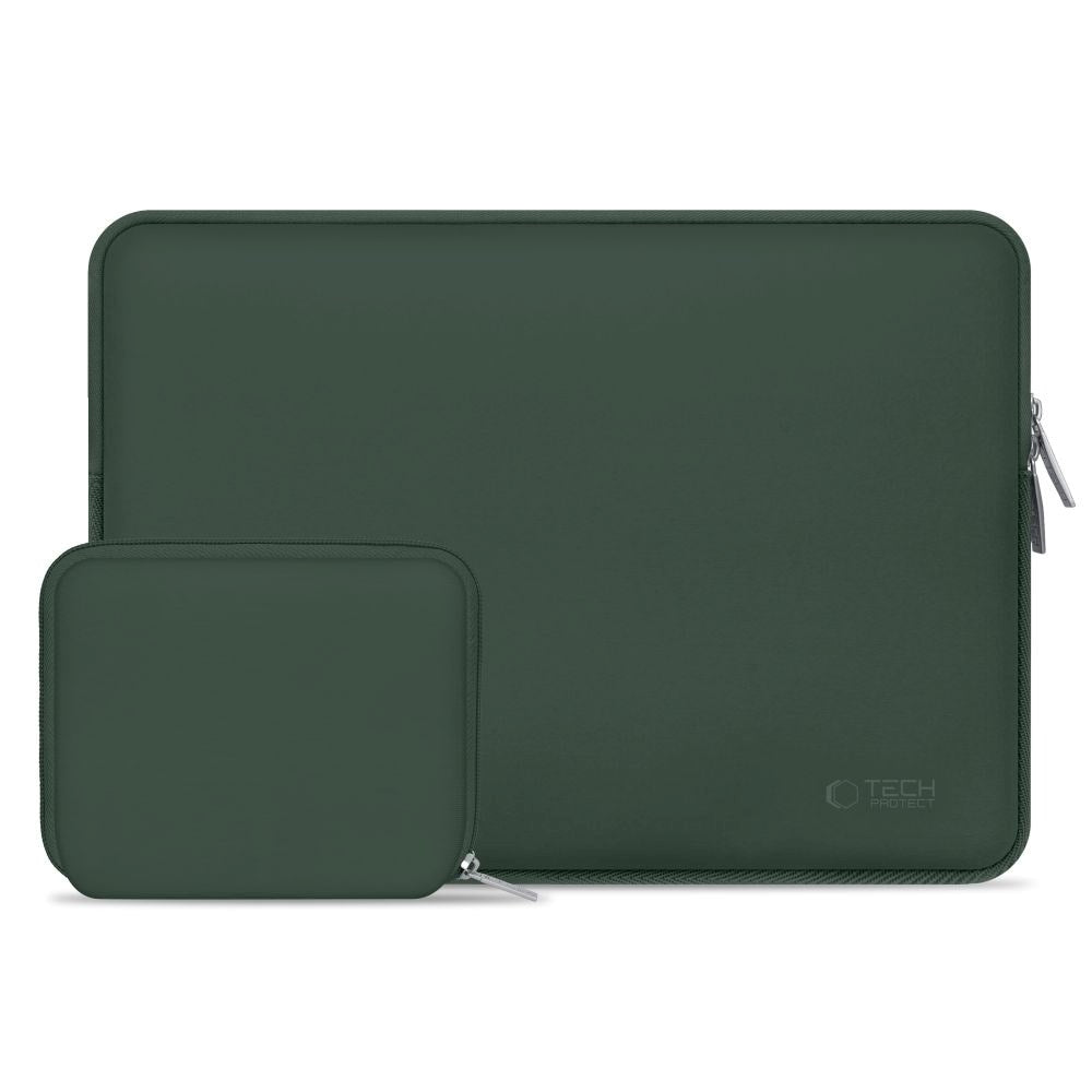 Tech-Protect Neoslim MacBook/Laptop 15-16" sleeve - Lite etui - Grønn