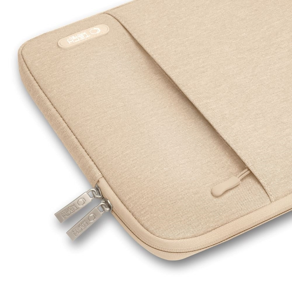 Tech-Protect Sleevey MacBook/bærbar 15-16" Sleeve-lomme - Beige