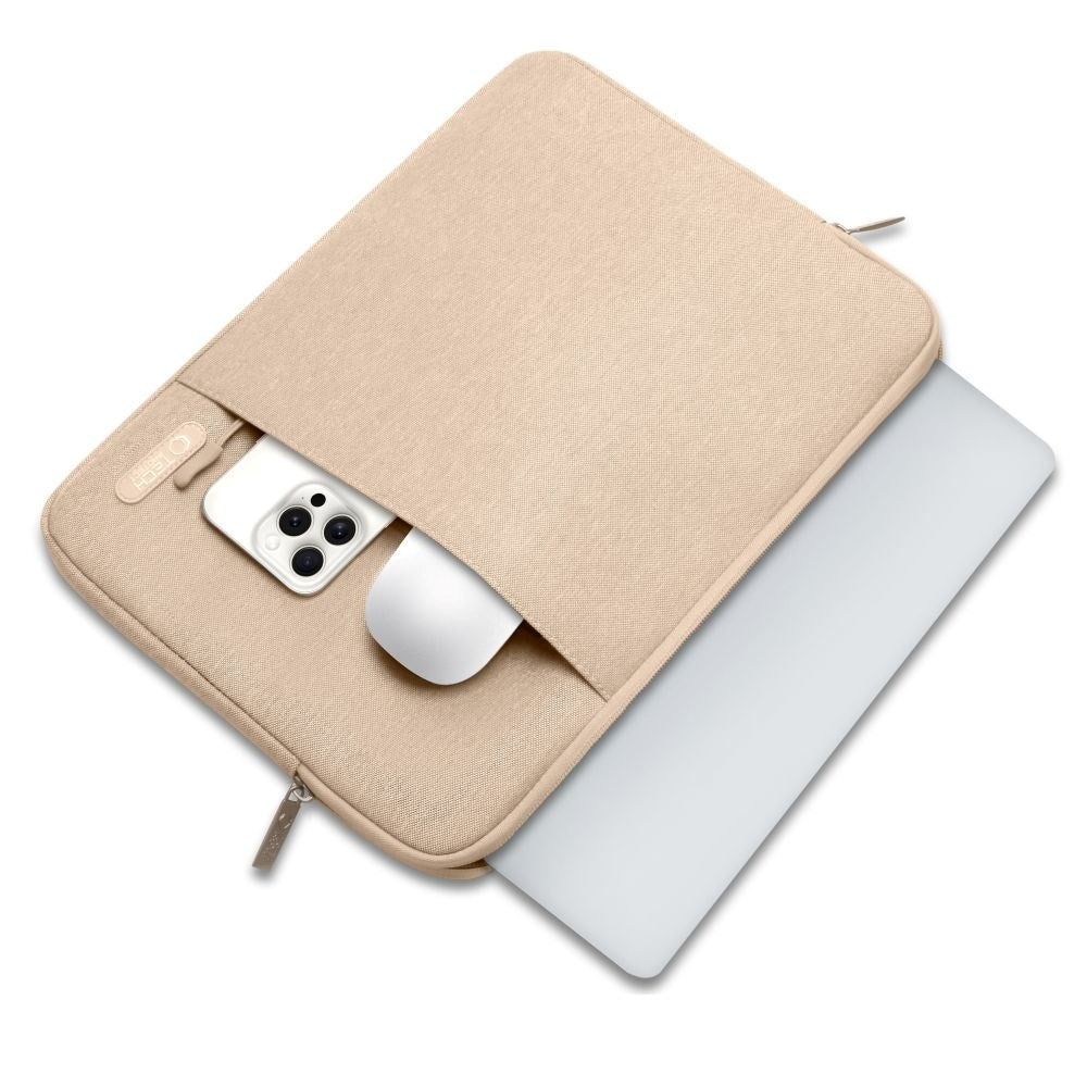 Tech-Protect Sleevey MacBook/bærbar 15-16" Sleeve-lomme - Beige