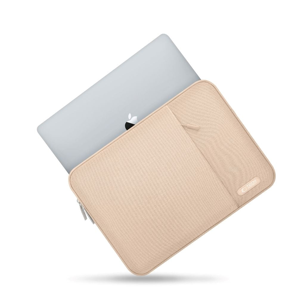 Tech-Protect Sleevey MacBook/bærbar 15-16" Sleeve-lomme - Beige
