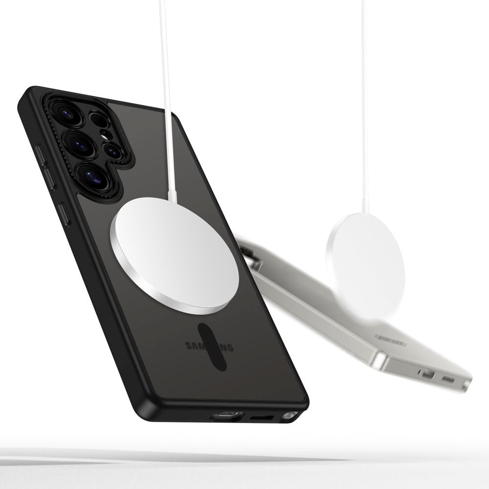 Tech-Protect MagCam-deksel - Samsung Galaxy S25 Ultra - MagSafe-kompatibel - Mattsvart