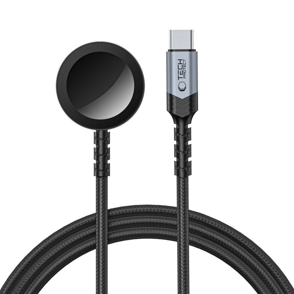 Tech-Protect MC01 UltraBoost Apple Watch Trådløs Oplader - Sort