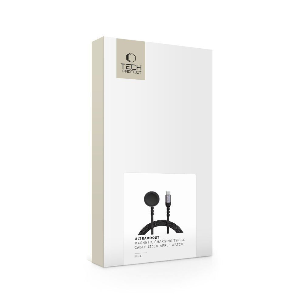 Tech-Protect MC01 UltraBoost Apple Watch Trådløs Oplader - Sort