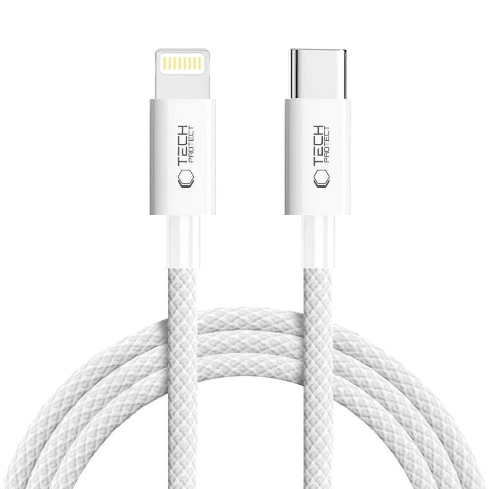 Tech-Protect Ultraboost Lite Lightning til USB-C-kabel PD 27W / 3A 2m - Grå