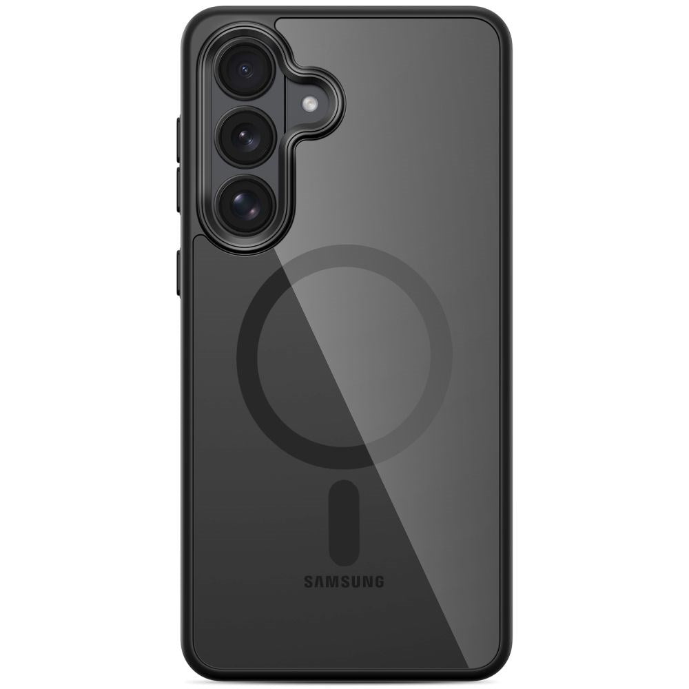 Samsung Galaxy S26 Tech-Protect MagMat Bagside Cover - MagSafe Kompatibel - Gennemsigtig / Sort