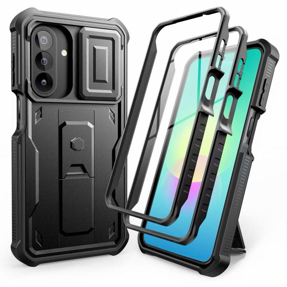 Samsung Galaxy A27 Tech-Protect Kevlar Cam+ Håndværker Mobilcover - Sort