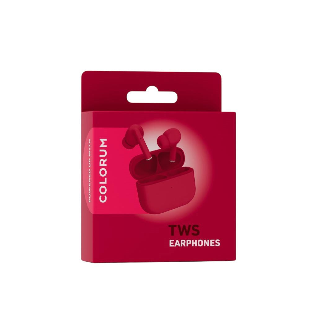 Colorum True Wireless Bluetooth Høretelefoner - Magenta