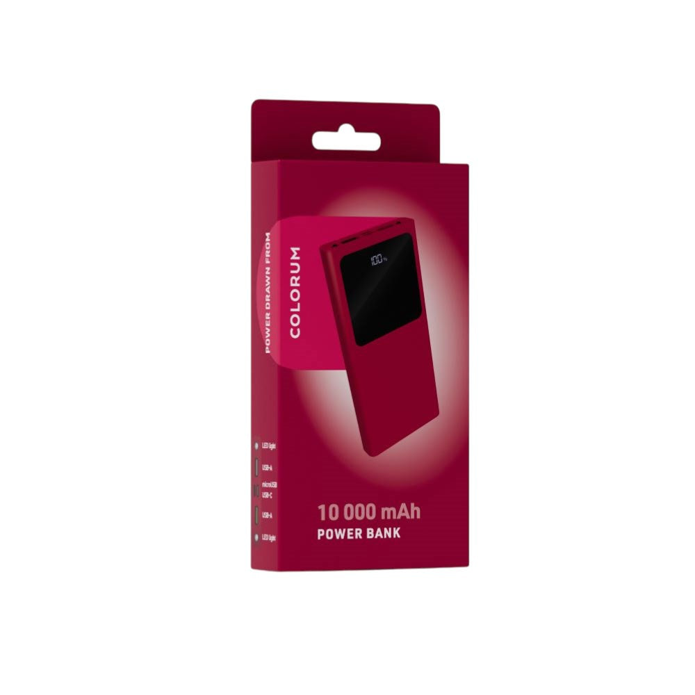 Colorum PowerBank 10.000 mAh / 22.5W - Magenta