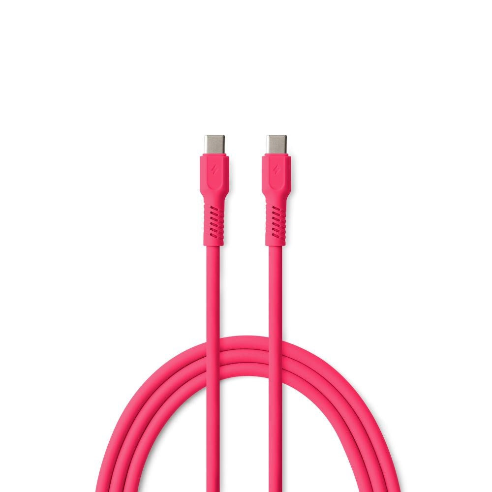 Colorum USB-C til USB-C Kabel - 60W / 1.8m - Magenta