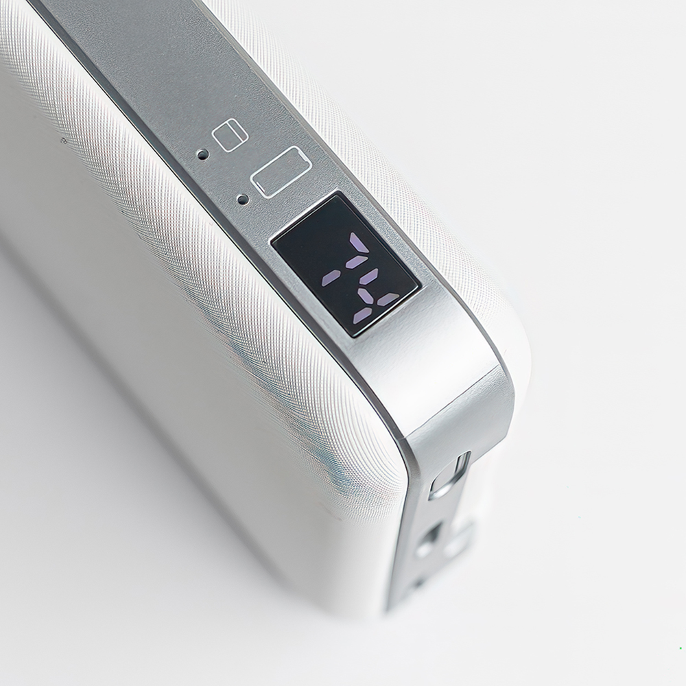 3-i-1 magnetisk trådløs PowerBank - Forever MATB-300 - 10 000 mAh - MagSafe-kompatibel - Hvit