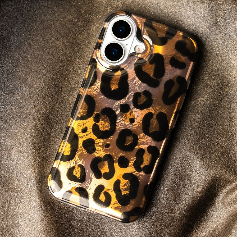 iPhone 15 Pro Fleksibelt Plast Mobil Cover - Jaguar