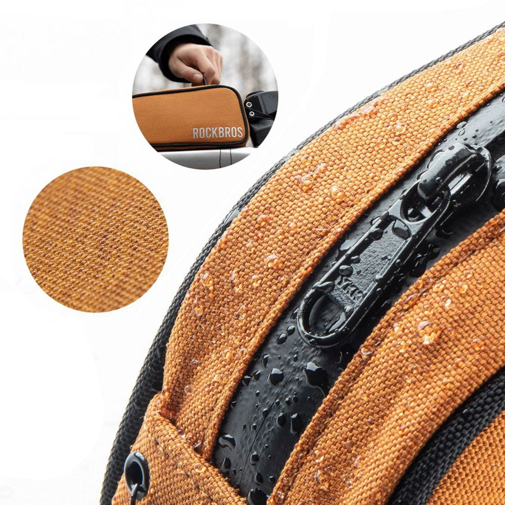 Rockbros Cykeltaske til Stel - 0.7L - Orange
