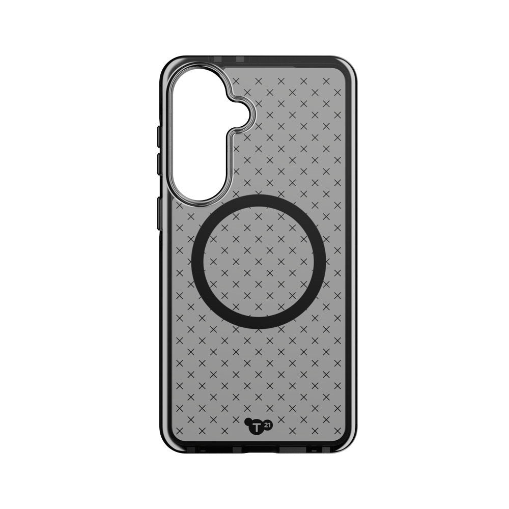 Samsung Galaxy S26+ (Plus) Tech21 EVO Check Bagside Cover - MagSafe Kompatibel - Sort