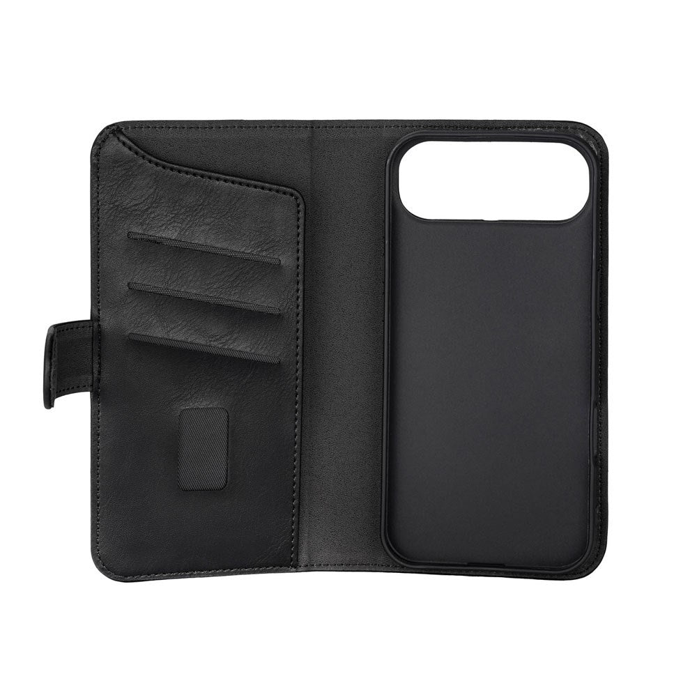 GEAR iPhone Air Kunstlæder Cover - MagSafe Kompatibel - Sort