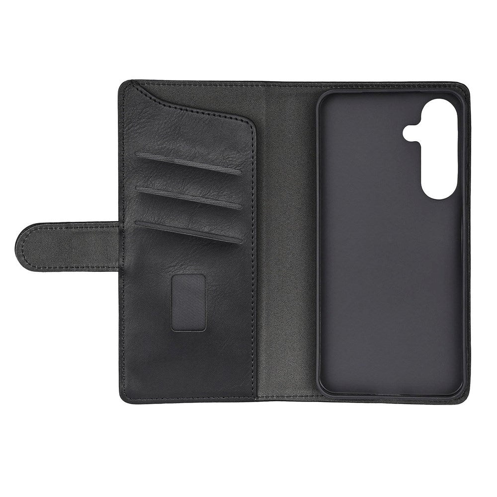 Samsung Galaxy S25+ (Plus) GEAR Classic Flip Cover Kunstlæder - Kortholder og Ståfunktion - Sort