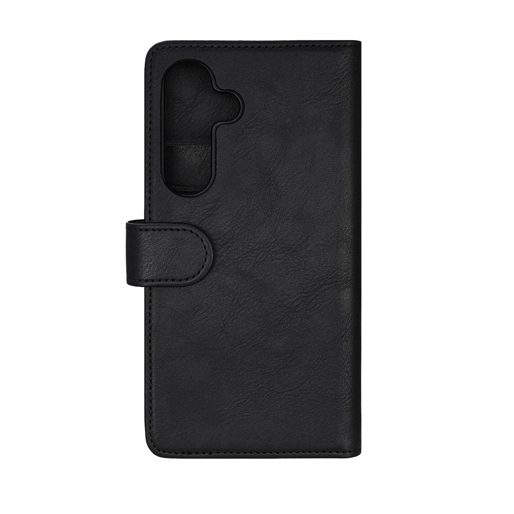 GEAR Samsung Galaxy S25 2-in-1 Kunstlæder Flip Cover - Kortholder - Sort